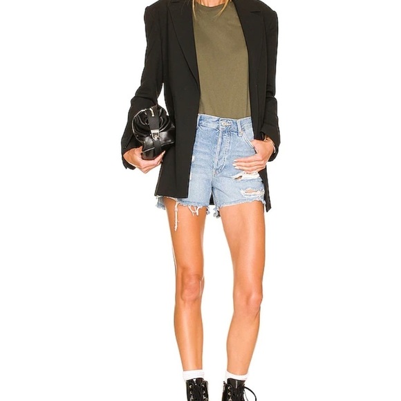 FREE People We The Free Maggie Mid Rise Short in Kiss Me - Picture 4 of 9